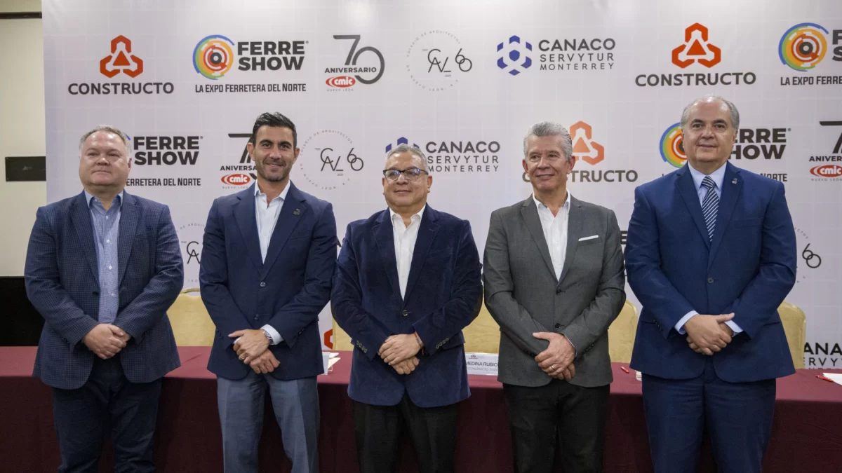 CANACO Mty participa en anuncio de Expos Constructo y Ferreshow 2025