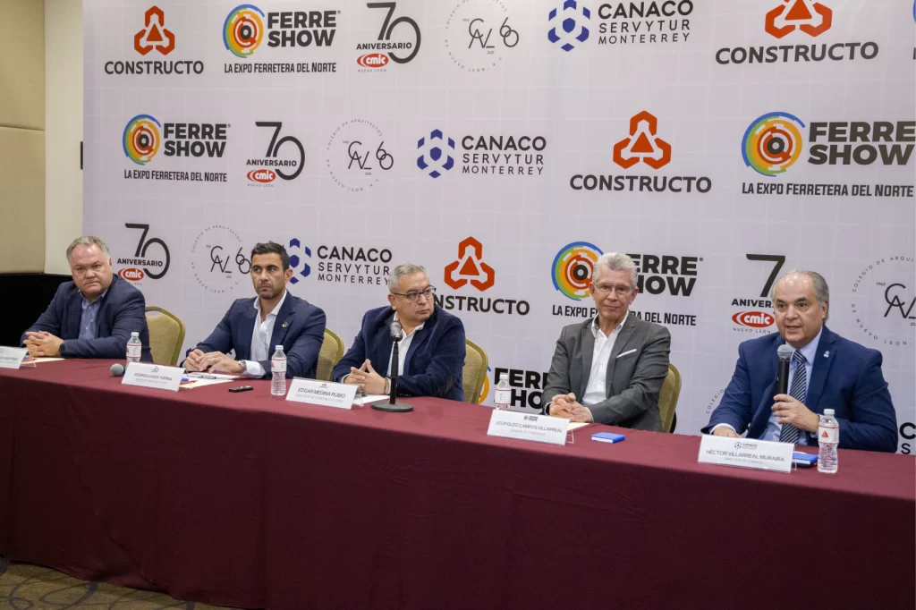 CANACO Mty participa en anuncio 2025 de Expos Constructo y Ferreshow