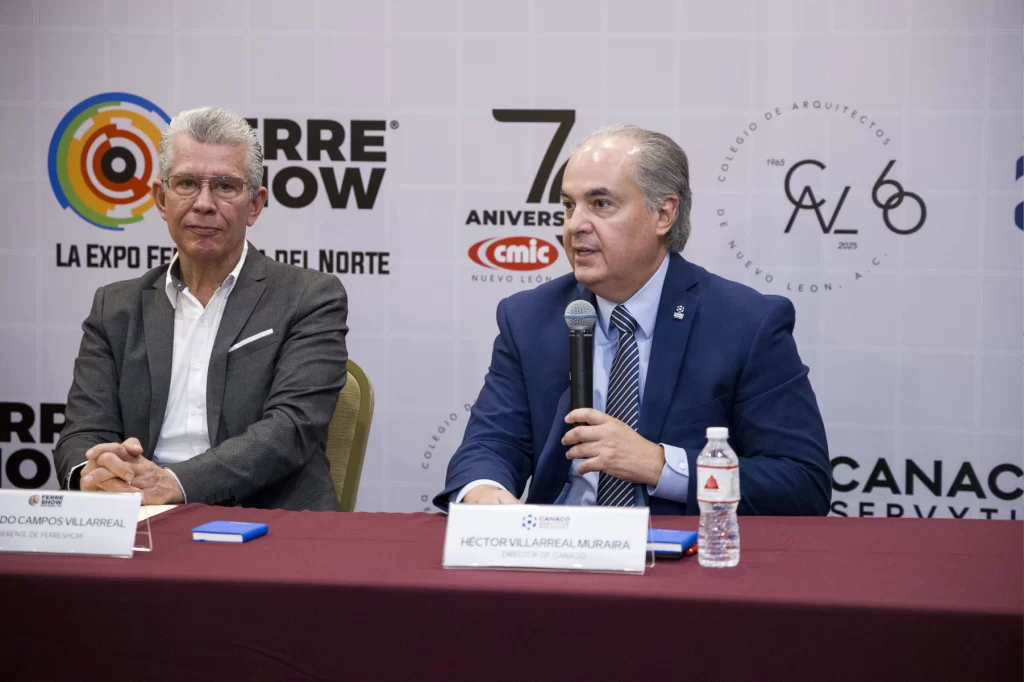 CANACO Mty participa en anuncio de Expos Constructo y Ferreshow - 2025