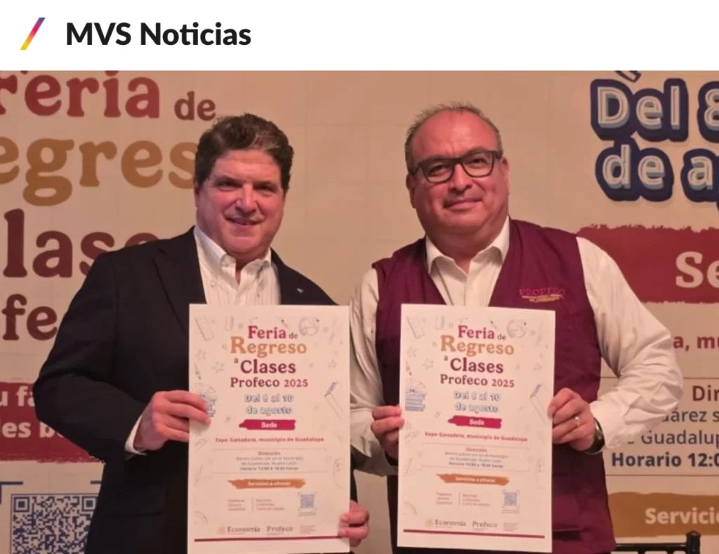 Regreso a clases - CANACO Monterrey - MVS Noticias